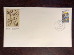 CANADA FDC COVER 1985 YEAR DOCTOR HEBERT PHARMACOLOGY APOTHECARY HEALTH MEDICINE STAMPS - Brieven En Documenten