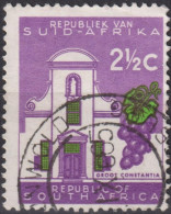1961 Südafrika ° Mi:ZA 302II, Sn:ZA 271, Yt:ZA 267, Groot Constantia, Country Themes - Without Wmk - Used Stamps