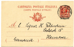 ITALIE - LEVANT - CARTE POSTALE 10C LEONI DE SMYRNE, 1914 - European And Asian Offices