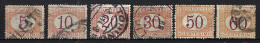 ITALIE Taxe Ca.1870-75-: Lot D' Obl. - Impuestos