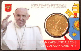 VA05018.2 - COIN CARD N°9 VATICAN - 2018 - 50 Cents - Vaticano