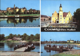 72416701 Coswig Sachsen Schloss Elbfaehre Rathaus Elbepartie Coswig - Coswig