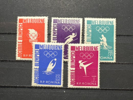 1956 MNH. Romania Melbourne’56 - Estate 1956: Melbourne