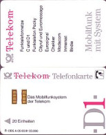 Telefonkarte A 05 03.91 Mobilfunk D 1, DD 2102, Aufl. 23000 - Unclassified