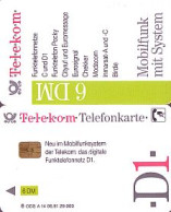 Telefonkarte A 14 06.91 Mobilfunk D 1, DD 2107, Aufl. 29000 - Unclassified