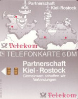 Telefonkarte A 44 12.91 Partnerschaft Kiel-Rostock, Kl. Nr., DD 1203, Aufl.52000 - Unclassified