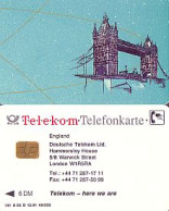 Telefonkarte A 52 D 12.91 Telekom London, Neue Nr., DD 1207, Aufl. 49000 - Unclassified