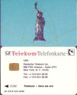 Telefonkarte A 52 B 12.91 Telekom New York, DD 1209, Aufl. 49000 - Unclassified