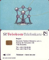 Telefonkarte A 52 G 12.91 Telekom Belgien, DD 1209, Aufl. 49000 - Unclassified