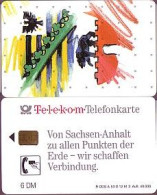 Telefonkarte A 53 D 12.91 Sachsen-Anhalt, 2. Aufl., DD 2204, Aufl. 40000 - Unclassified