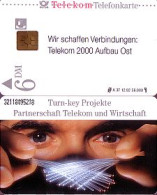 Telefonkarte A 37 12.92 Telekom 2000 Aufbau Ost, DD 3211, Aufl. 56000 - Non Classés