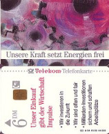 Telefonkarte A 04 01.93 U. Kraft Setzt Energien Frei, DD 1302, Aufl. 44000 - Non Classés