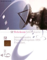 Telefonkarte A 02 01.94 Presse Kolloquium 1994 DD 3401, Aufl. 45000 - Unclassified