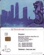 Telefonkarte A 13 04.94 Telekom In Singapur, DD 1403, Aufl. 49000 - Unclassified