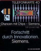 Telefonkarte K 192 12.90, Siemens Innovationen, Aufl. 21000 - Unclassified