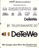 Telefonkarte K 278 04.91, DeTeWe/Varix, Aufl. 4000 - Unclassified