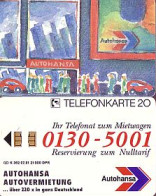 Telefonkarte K 362 07.91, Autohansa - Autovermietung, Aufl. 21000 - Unclassified