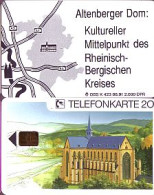 Telefonkarte K 423 08.91, Altenberger Dom, Aufl. 2000 - Unclassified