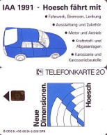 Telefonkarte K 436 08.91, Hoesch, Aufl. 6000 - Unclassified