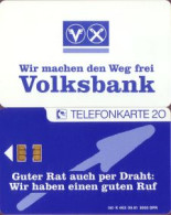 Telefonkarte K 463 09.91, Volksbank, Aufl. 3000 - Unclassified