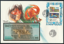 Geldschein Banknote Banknotenbrief Brasilien 1986 Schön Und Exotisches Motiv - Andere & Zonder Classificatie