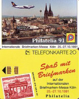 Telefonkarte K 605 10.91, Philatelia Köln, Aufl. 10000 - Unclassified