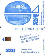 Telefonkarte K 616 11.91, NSQ Qualitätssicherung, Aufl. 3000 - Unclassified