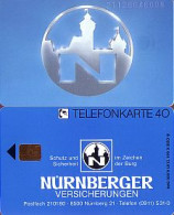 Telefonkarte K 644 12.91, Nürnberger Versicherungen, Aufl. 6000 - Unclassified