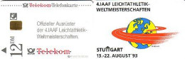 Telefonkarte P 09 07.93 Leichtathletik WM Stuttgart, DD 5307 - Sin Clasificación