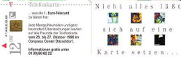 Telefonkarte P 24 09.96 1. Euro-Telecard Düsseldorf, DD 3607 - Sin Clasificación