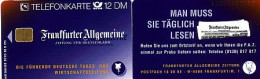 Telefonkarte S 38 03.92 Frankfurter Allgemeine Zeitung, DD 1204 Kleine Nr. - Sin Clasificación