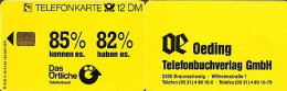 Telefonkarte S 48 04.92 Oeding Telefonbuchverlag, DD 2204 - Sin Clasificación