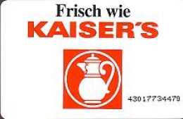 Telefonkarte S 86 01.93 Kaiser's, DD 4301 Kleine Nr. - Sin Clasificación