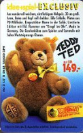 Telefonkarte S 137B 09.93 Idee + Spiel, Steiff Teddy, DD 1308 - Sin Clasificación