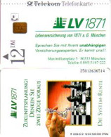 Telefonkarte S 51 12.94, LV 1871 Lebensversicherung - Schach, DD 2501 - Sin Clasificación