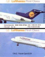 CallingCard Lufthansa First Class T.N.C.Travel Card $20 (Beschreibung H.klicken) - Unclassified