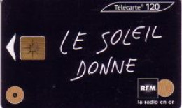 Telefonkarte Frankreich, RFM La Radio En Or, 120 - Ohne Zuordnung