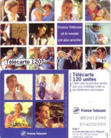 Telefonkarte Frankreich, France Télécom Et Le Monde Est Plus Proche (2), 120 - Ohne Zuordnung
