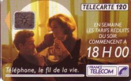 Telefonkarte Frankreich, Téléphone, Le Fil De La Vie, 120 - Zonder Classificatie