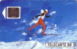 Telefonkarte Frankreich, Skilanglauf, 50 - Unclassified