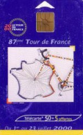 Telefonkarte Frankreich, Tour De France 2000, 50+5 - Sin Clasificación