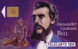 Telefonkarte Frankreich, Alexander Graham Bell, 120 - Ohne Zuordnung