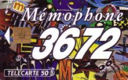 Telefonkarte Frankreich, Mémophone 3672, 50 - Non Classés