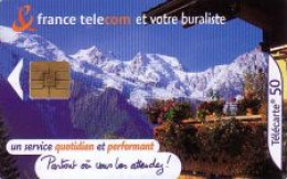 Telefonkarte Frankreich, France Telecom Et Votre Buraliste, Gebirge, 50 - Unclassified