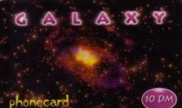 Calling Card, Galaxy, Weltraum, 10 DM - Unclassified