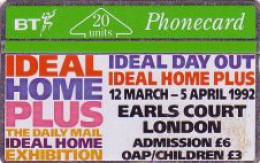 Telefonkarte Großbritannien, Ideal Day Out, 20 - Zonder Classificatie