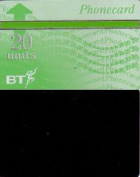 Telefonkarte Großbritannien, Grüne Karte, Rückseite Ohne Schrift, 20 - Unclassified