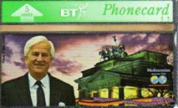 Telefonkarte Großbritannien, V.Weizsäcker, Brandenburger Tor, 5 Units - Non Classés