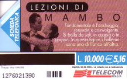 Telefonkarte Italien, Mambo, 10000/5,16 - Sin Clasificación