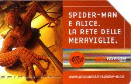 Telefonkarte Italien, Spider Man, 5 - Ohne Zuordnung